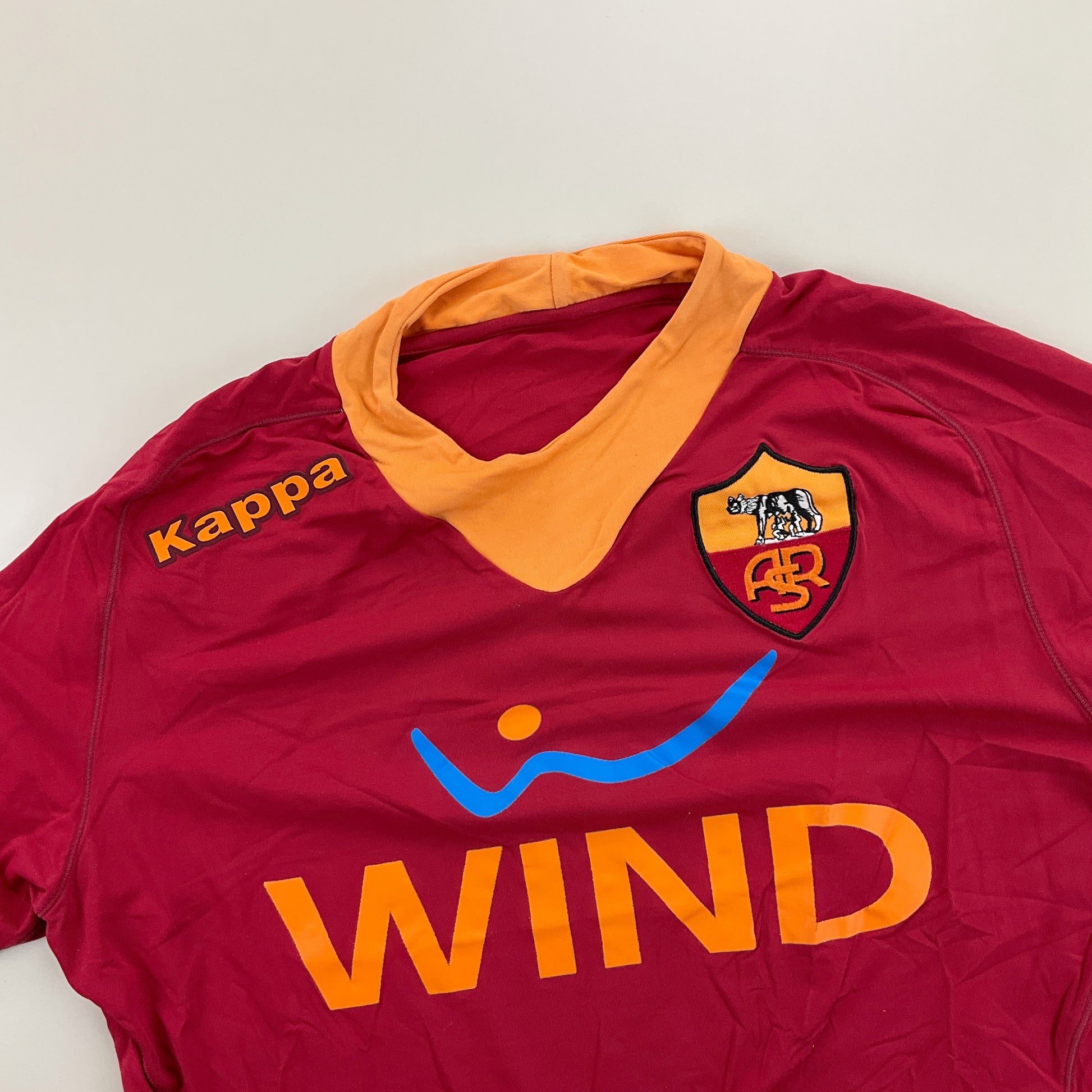 Kappa x AS Roma Sport Jersey - Large-KAPPA-olesstore-vintage-secondhand-shop-austria-österreich