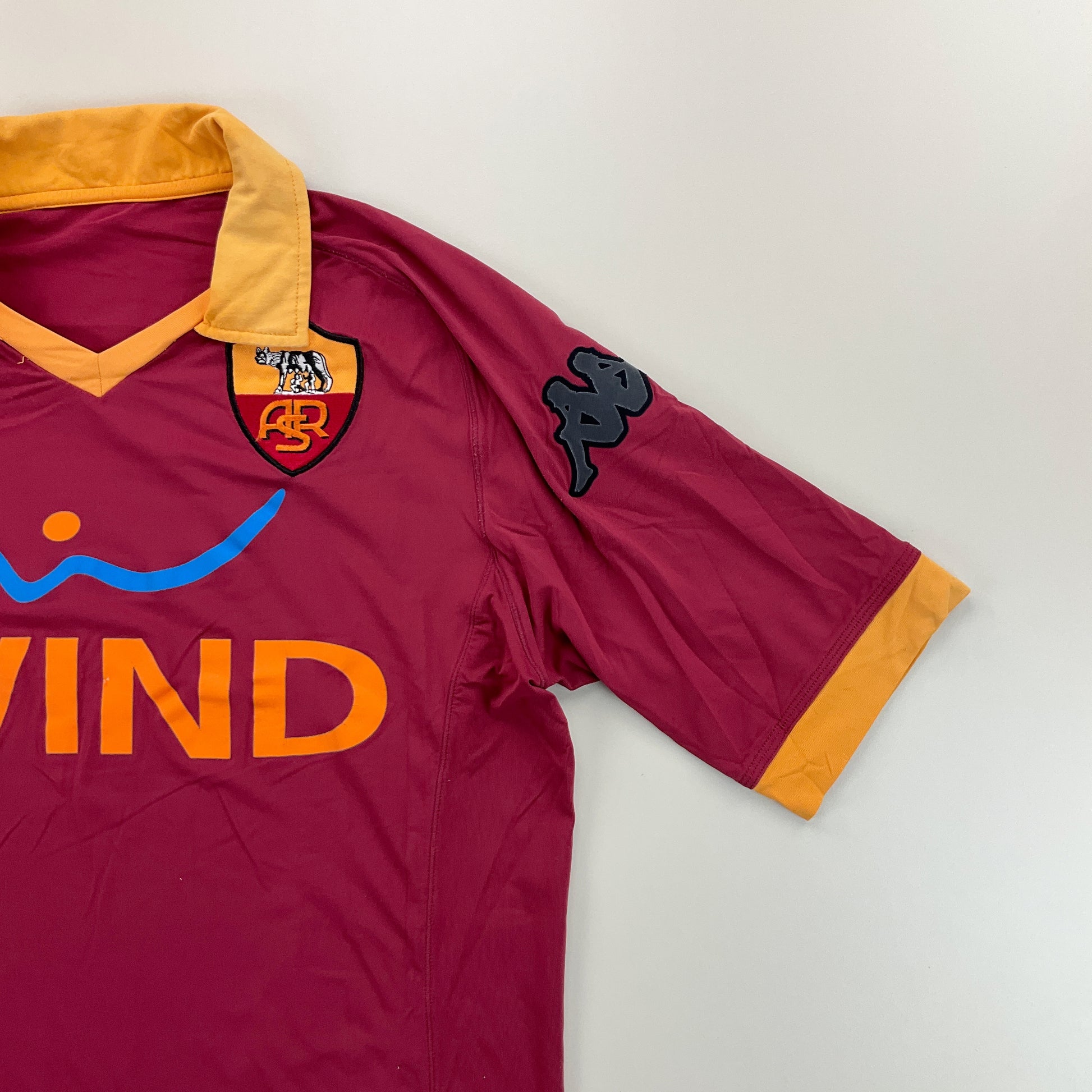 Kappa x AS Roma Sport Jersey - Large-KAPPA-olesstore-vintage-secondhand-shop-austria-österreich