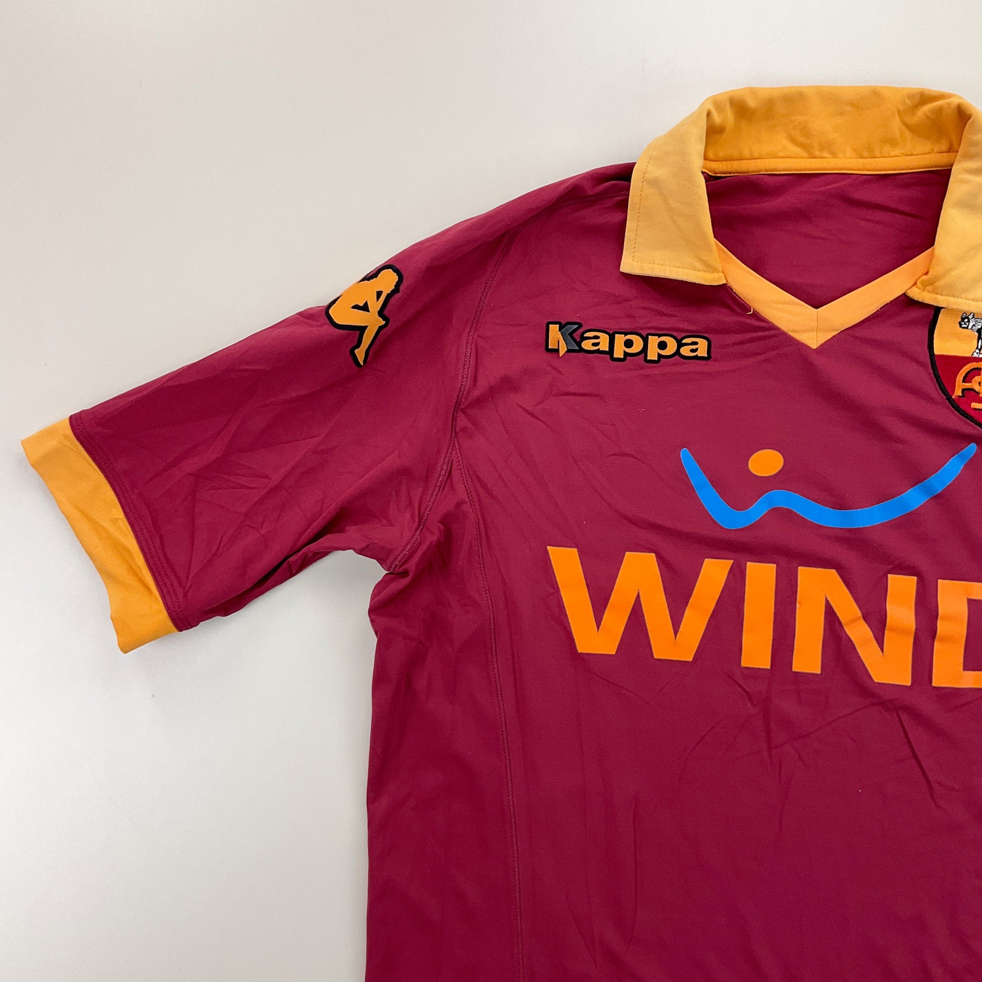 Kappa x AS Roma Sport Jersey - Large-KAPPA-olesstore-vintage-secondhand-shop-austria-österreich