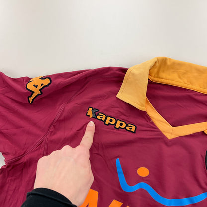 Kappa x AS Roma Sport Jersey - Large-KAPPA-olesstore-vintage-secondhand-shop-austria-österreich