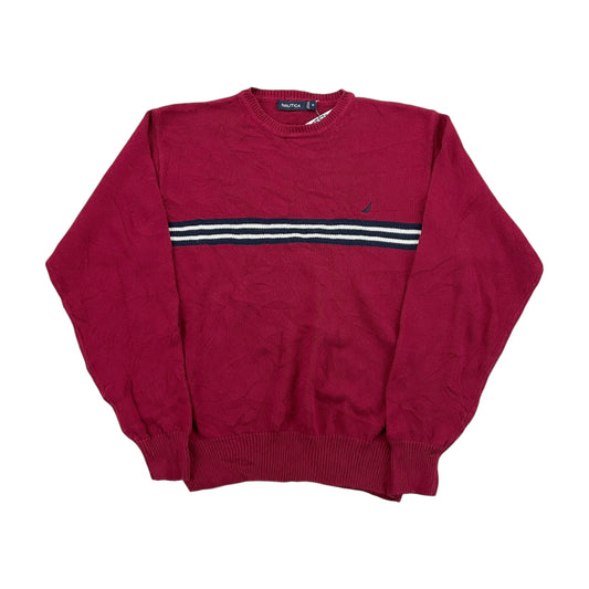 Nautica Knit Sweatshirt - Medium-NAUTICA-olesstore-vintage-secondhand-shop-austria-österreich