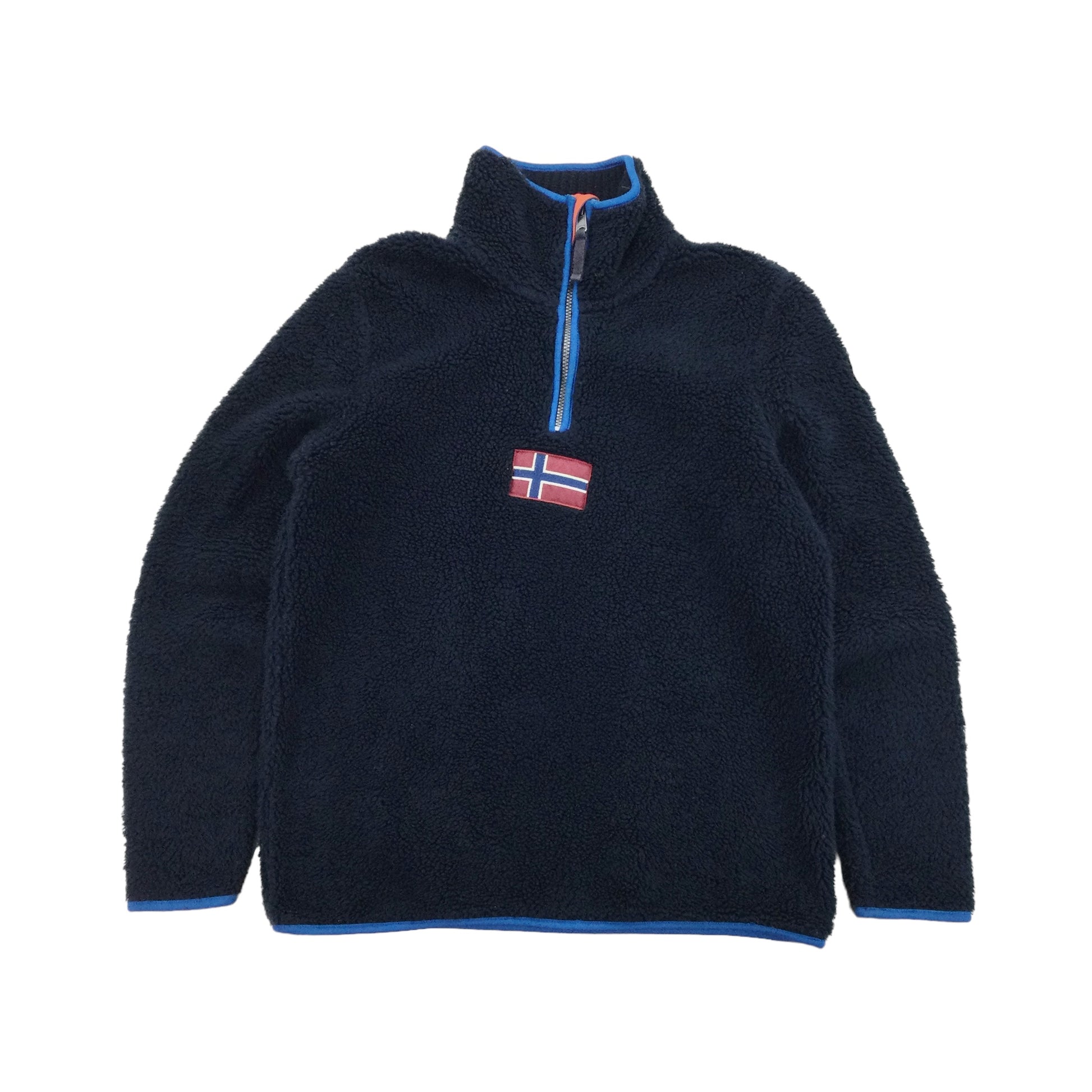 Napapijri Sherpa Fleece Jumper - Medium-NAPAPIJRI-olesstore-vintage-secondhand-shop-austria-österreich