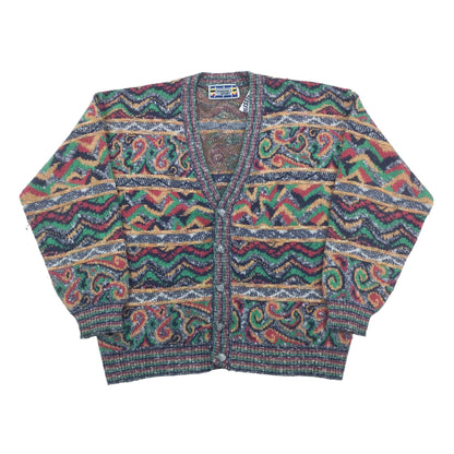 Missoni Sport 90s Cardigan - Large-MISSONI-olesstore-vintage-secondhand-shop-austria-österreich