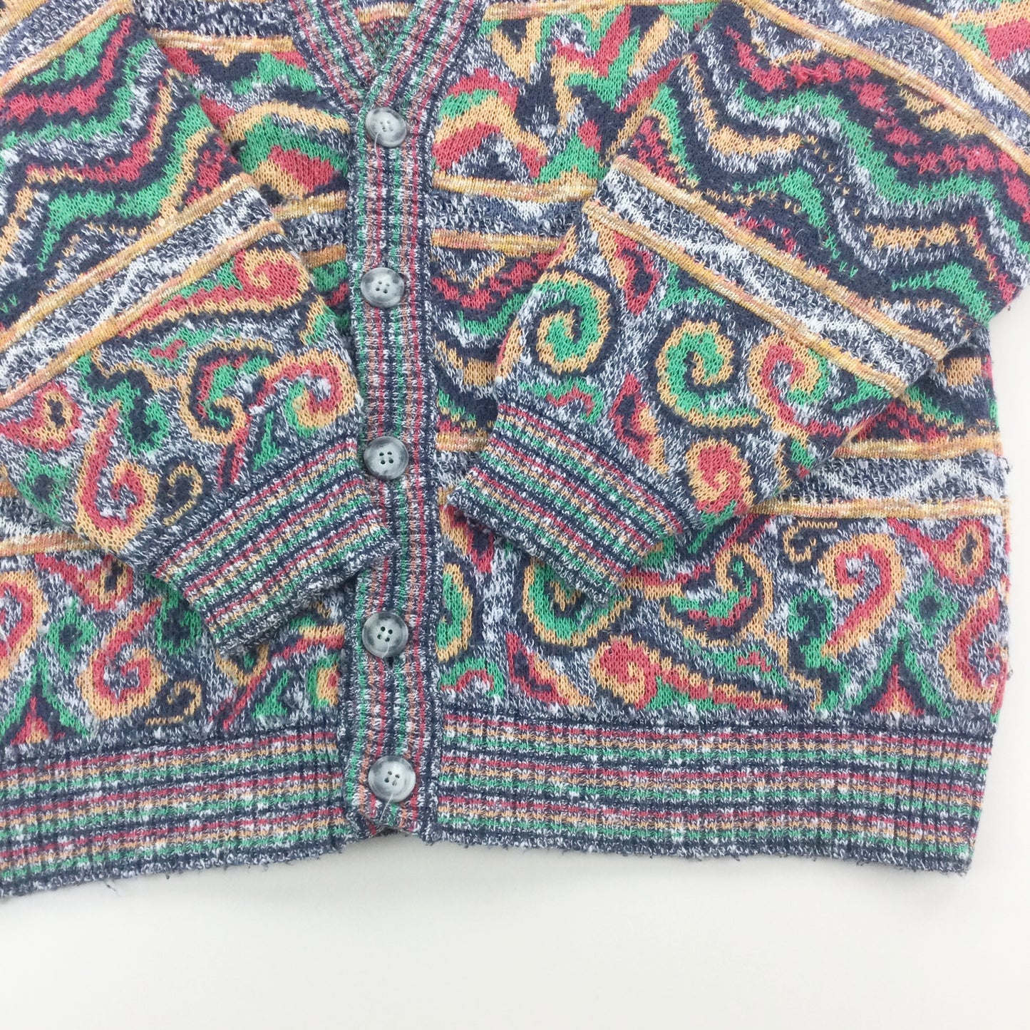 Missoni Sport 90s Cardigan - Large-MISSONI-olesstore-vintage-secondhand-shop-austria-österreich