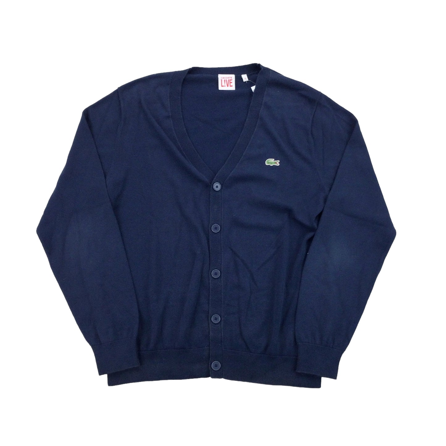 Lacoste Live Cardigan - Medium-LACOSTE-olesstore-vintage-secondhand-shop-austria-österreich