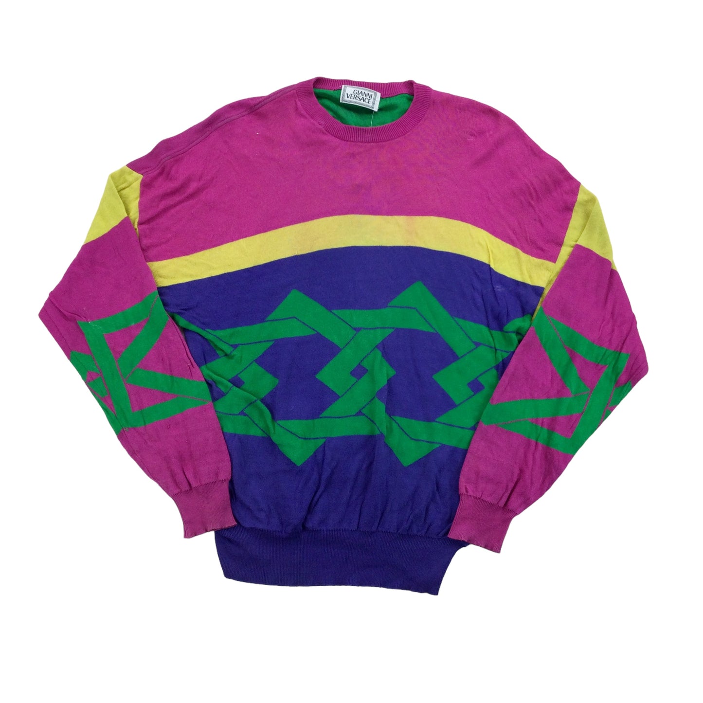 Versace 80s Sweatshirt - XL-VERSACE-olesstore-vintage-secondhand-shop-austria-österreich