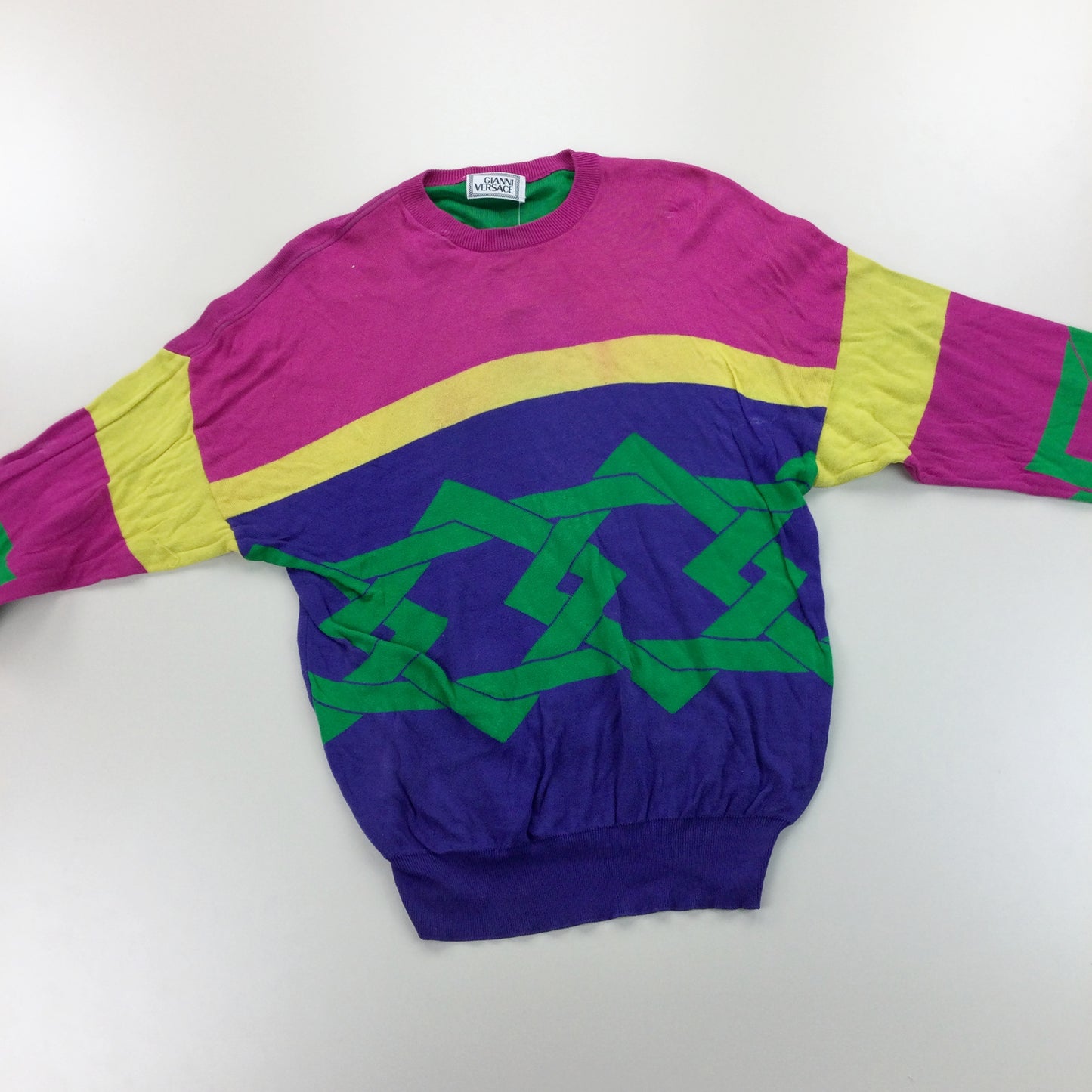 Versace 80s Sweatshirt - XL-VERSACE-olesstore-vintage-secondhand-shop-austria-österreich