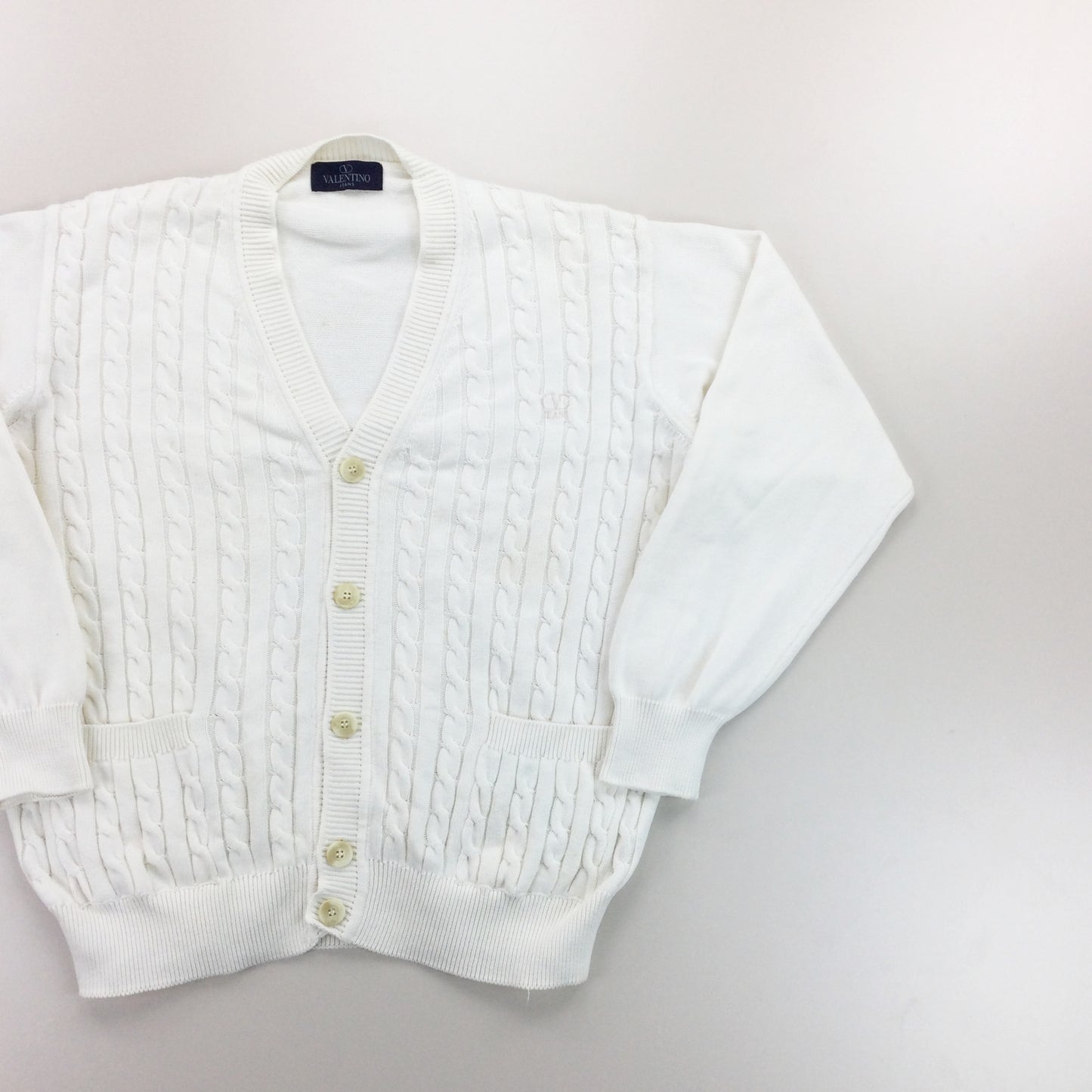 Valentino 90s Cardigan - Medium-VALENTINO-olesstore-vintage-secondhand-shop-austria-österreich