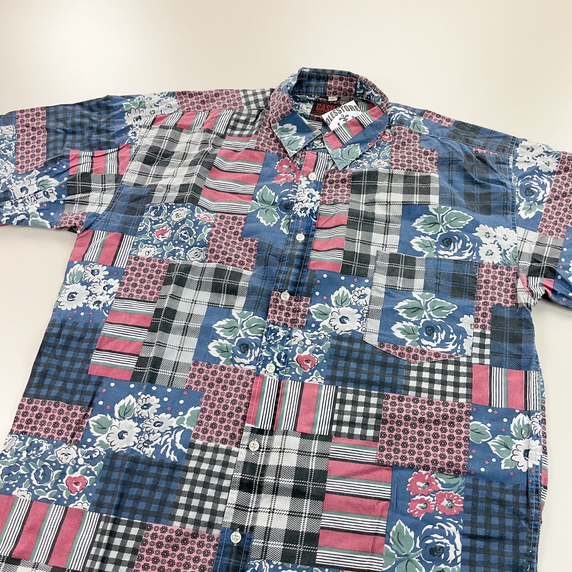 Abstract Shirt - XL-CASUAL-olesstore-vintage-secondhand-shop-austria-österreich