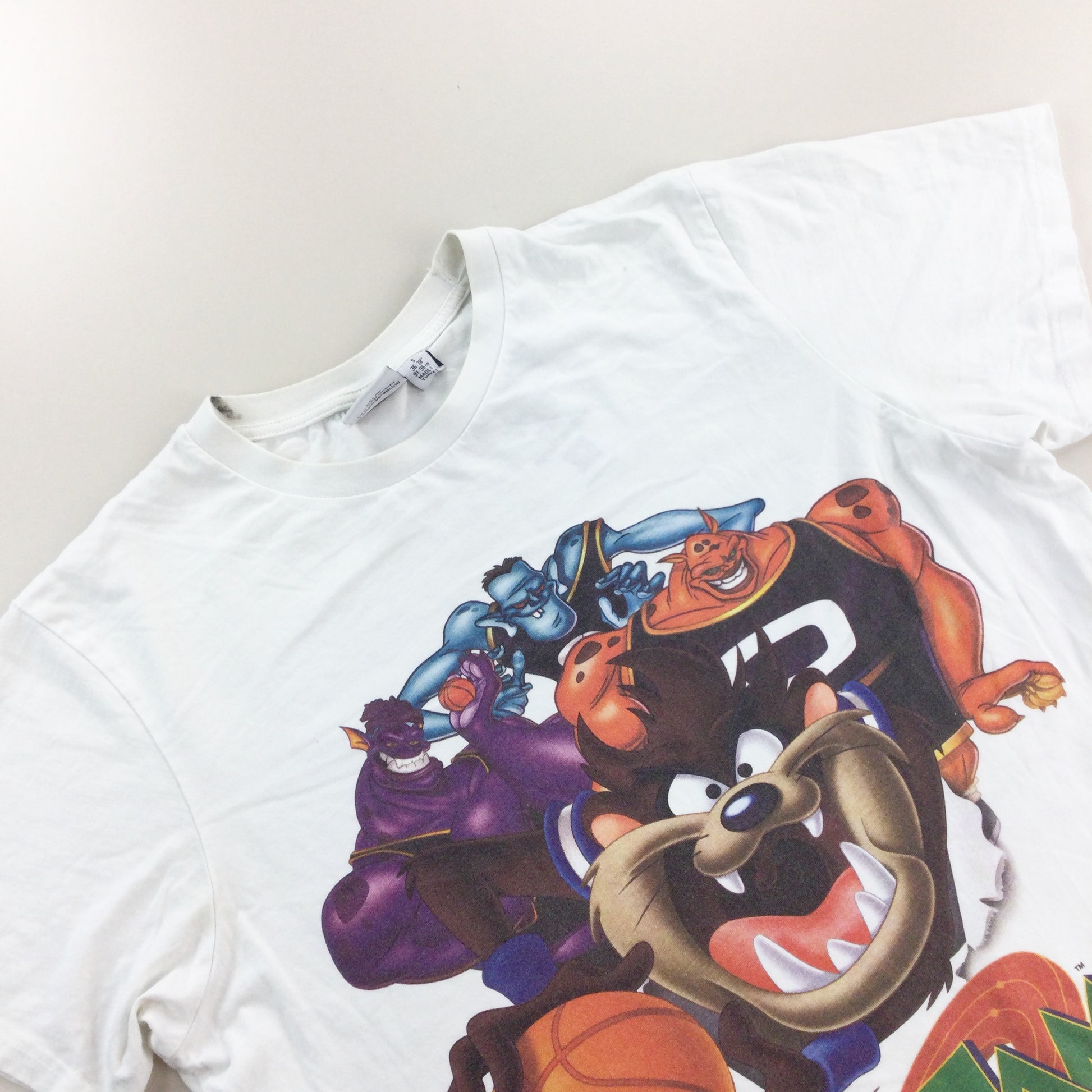 Space Jam T-Shirt - Small-Space Jam-olesstore-vintage-secondhand-shop-austria-österreich