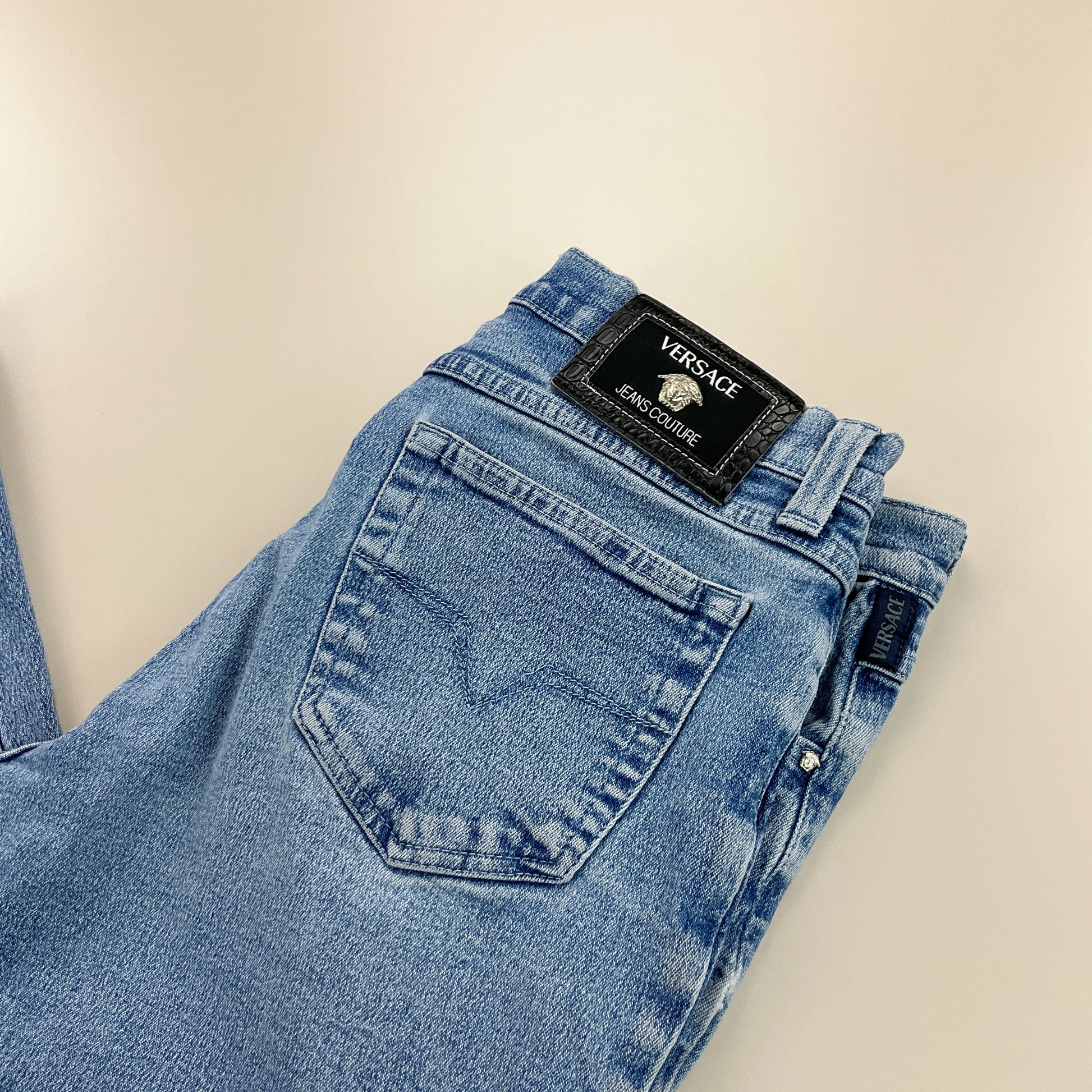 Versace 90s Denim Jeans - W29 L28-VERSACE-olesstore-vintage-secondhand-shop-austria-österreich