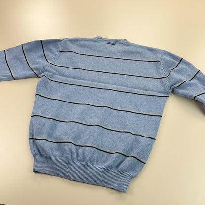 Nautica Striped Basic Sweatshirt - Large-NAUTICA-olesstore-vintage-secondhand-shop-austria-österreich