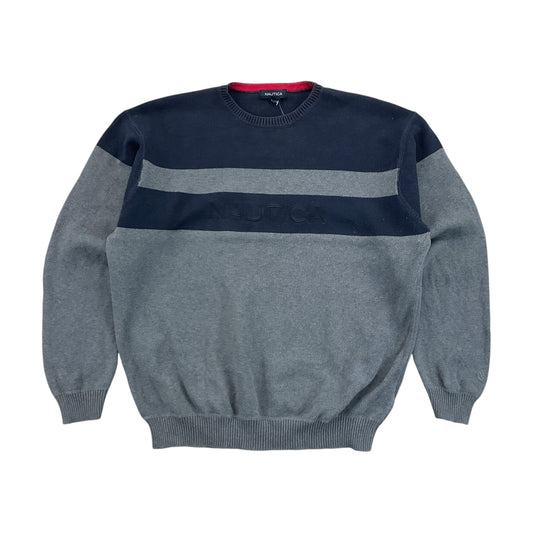 Nautica Spellout Sweatshirt - XL-NAUTICA-olesstore-vintage-secondhand-shop-austria-österreich