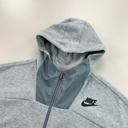 Nike Short Sleeve Zip Hoodie - Large-NIKE-olesstore-vintage-secondhand-shop-austria-österreich