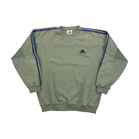 Adidas 90s Basic Sweatshirt - Medium-ADIDAS-olesstore-vintage-secondhand-shop-austria-österreich