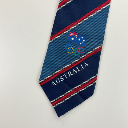 Olympia Australia 1989 Tie-Davenport-olesstore-vintage-secondhand-shop-austria-österreich