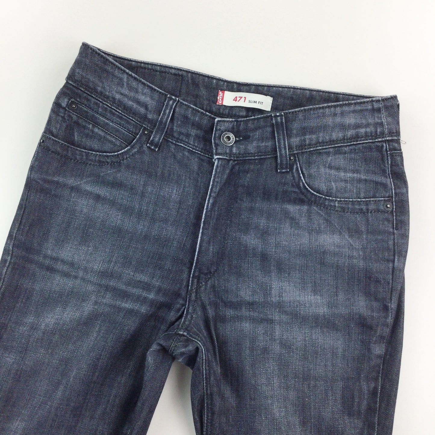 Levi's 471 Slim Fit Denim Jeans - W31 L34-LEVI'S-olesstore-vintage-secondhand-shop-austria-österreich