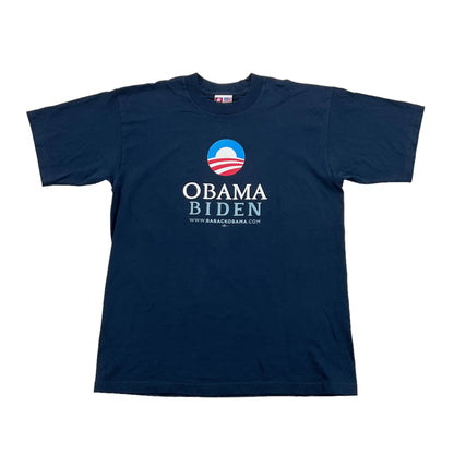 Obama Biden T-Shirt - Large-BAYSIDE-olesstore-vintage-secondhand-shop-austria-österreich