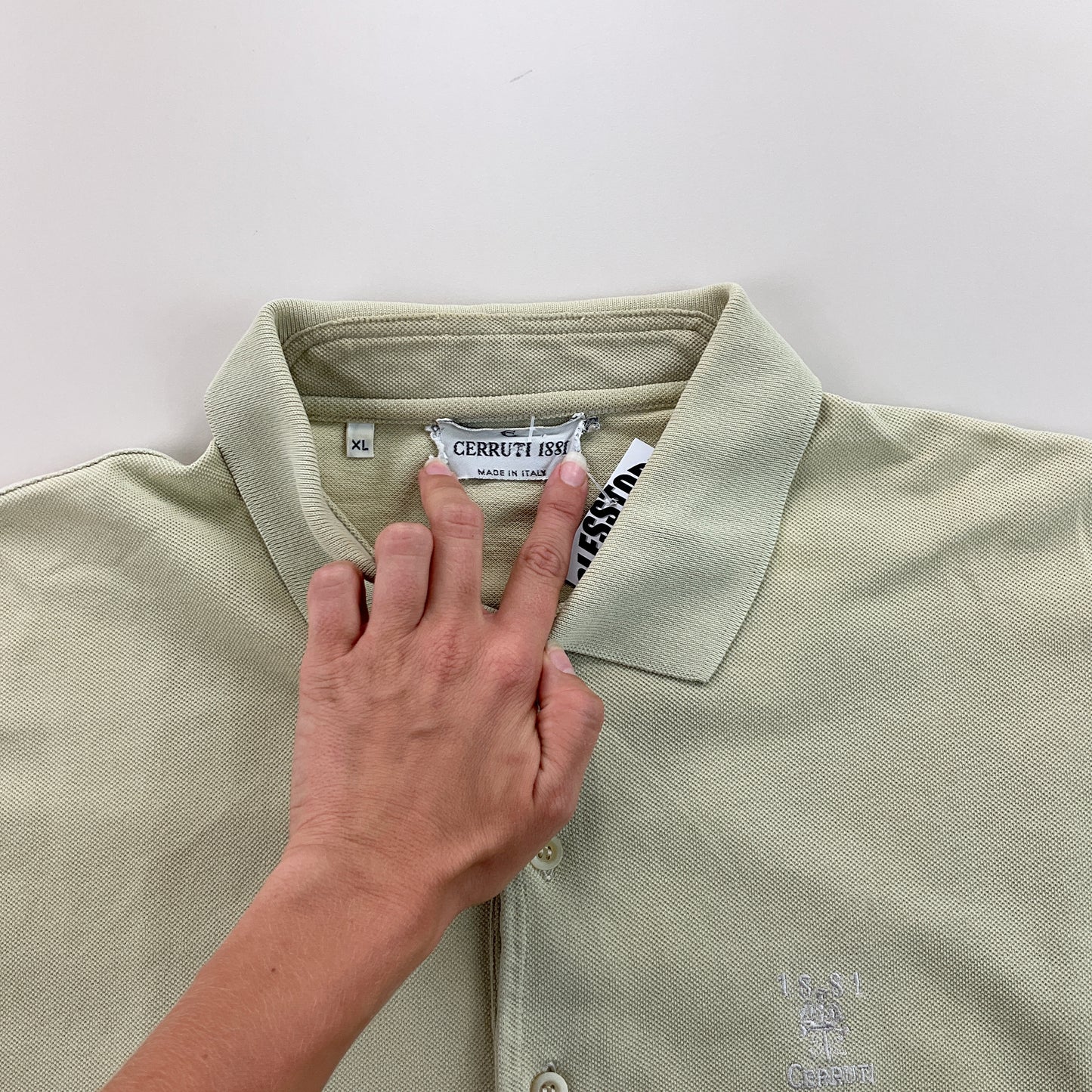 Cerruti Polo Shirt - XL-Cerruti 1881-olesstore-vintage-secondhand-shop-austria-österreich