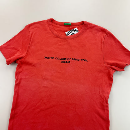 Benetton Vienna T-Shirt - Women/M-BENETTON-olesstore-vintage-secondhand-shop-austria-österreich