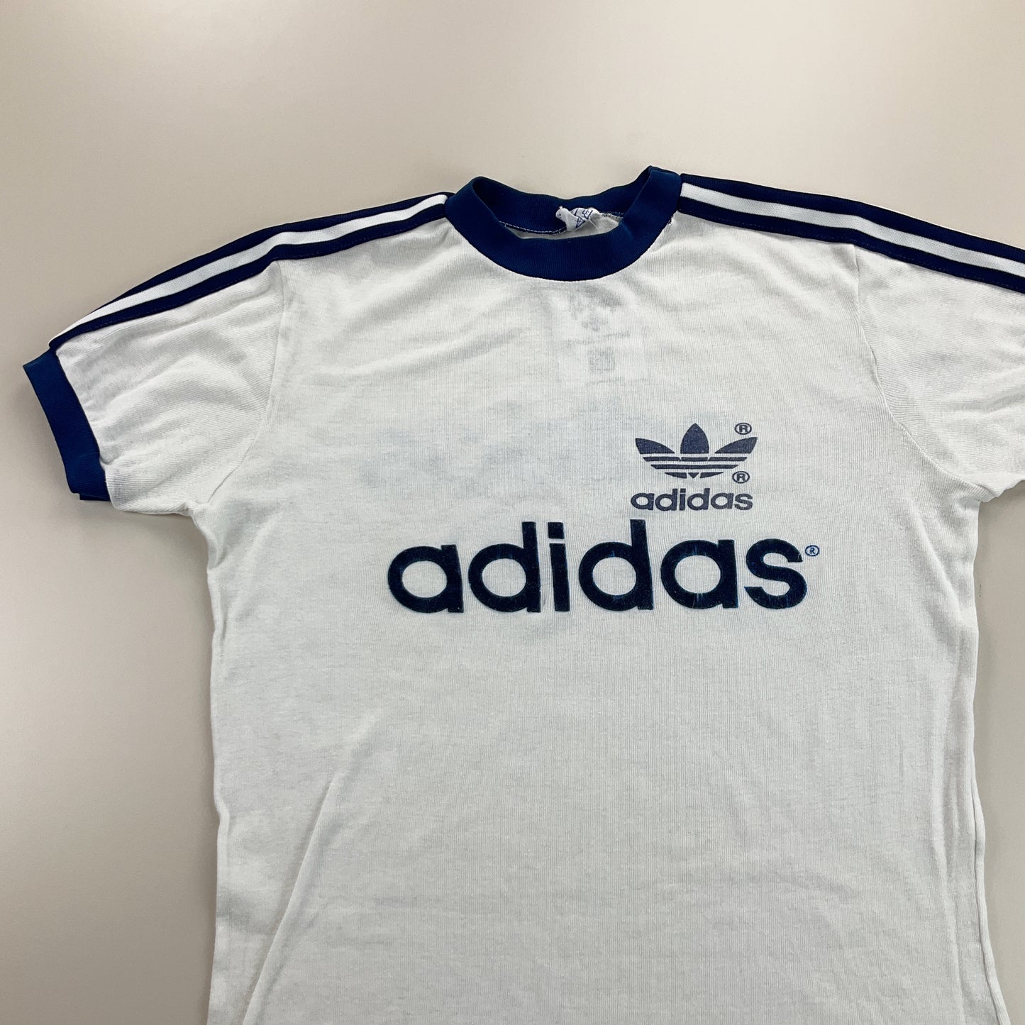 Adidas 70s T-Shirt - Small-ADIDAS-olesstore-vintage-secondhand-shop-austria-österreich