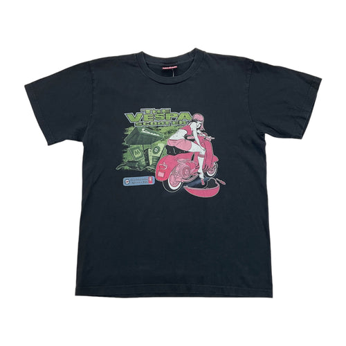 Vespa Graphic T-Shirt - Medium-FULL SCALE-olesstore-vintage-secondhand-shop-austria-österreich