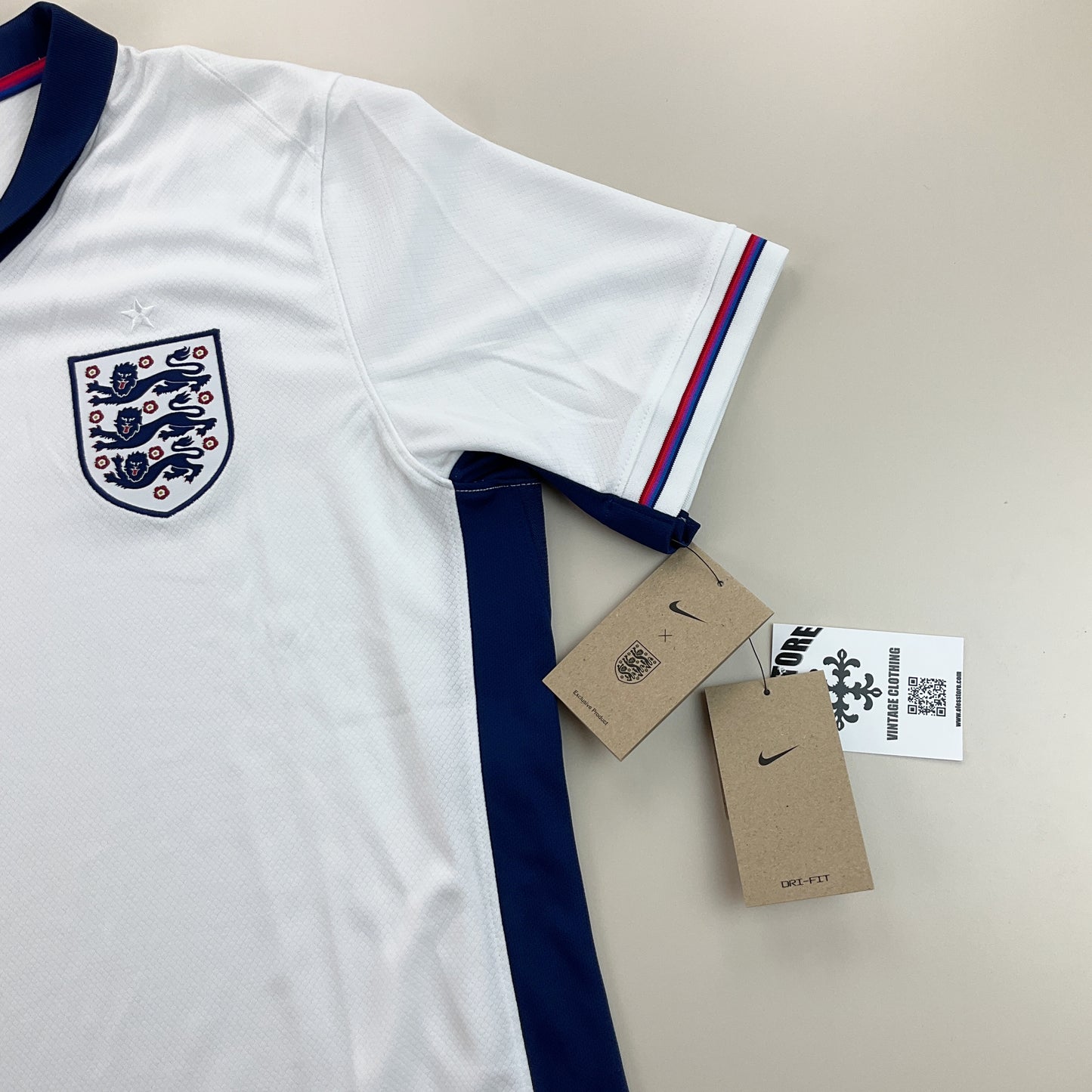 Nike x England Deadstock Jersey - Large-NIKE-olesstore-vintage-secondhand-shop-austria-österreich