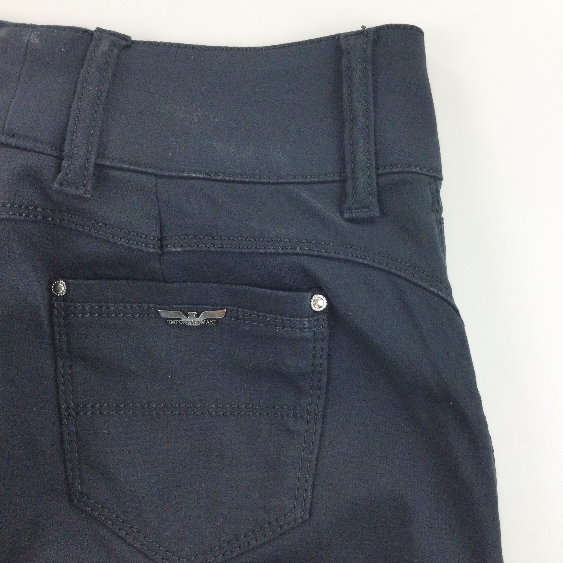 Armani Stretch Pant - W28 L30-ARMANI-olesstore-vintage-secondhand-shop-austria-österreich