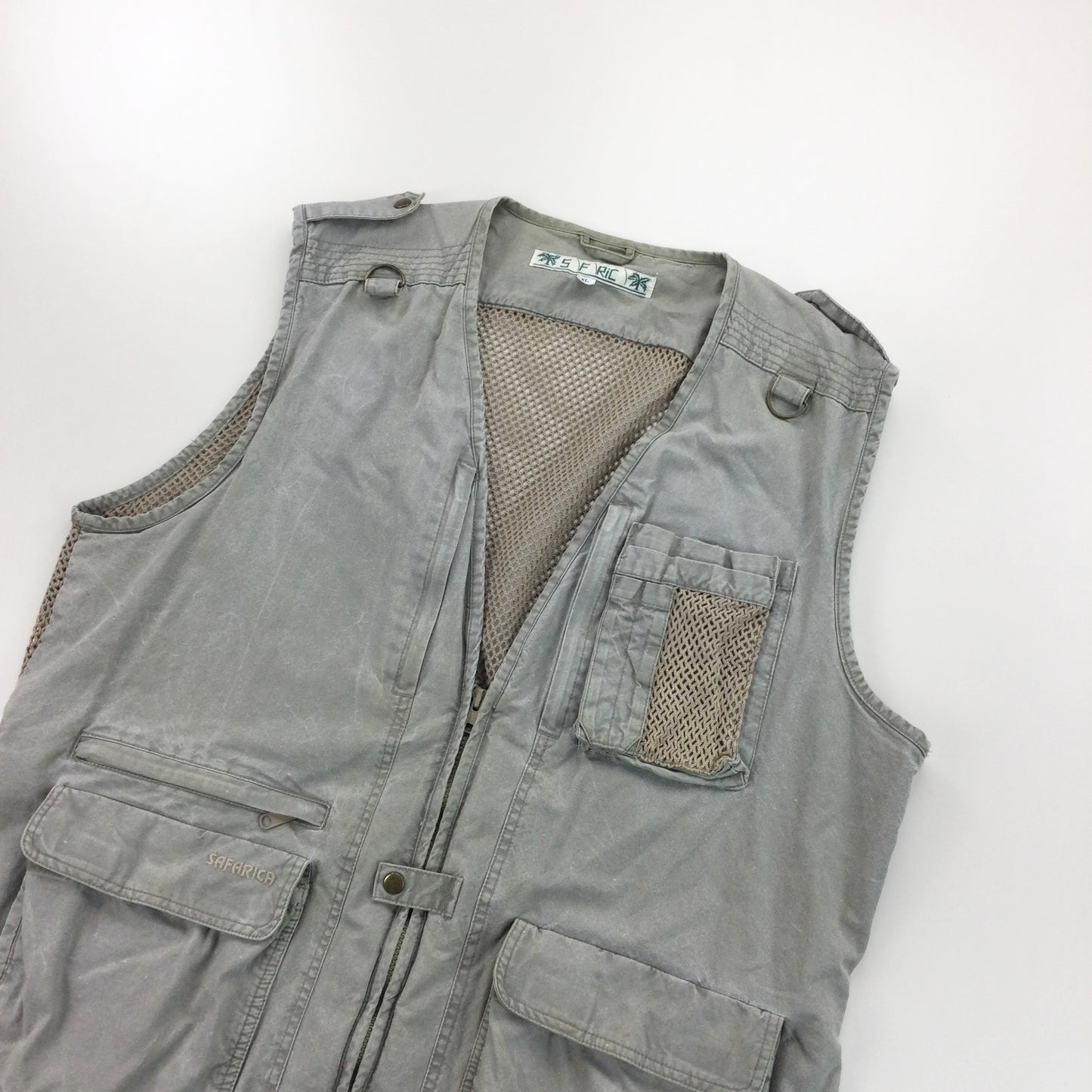 Safarica Utility Vest - XL-Safarica-olesstore-vintage-secondhand-shop-austria-österreich