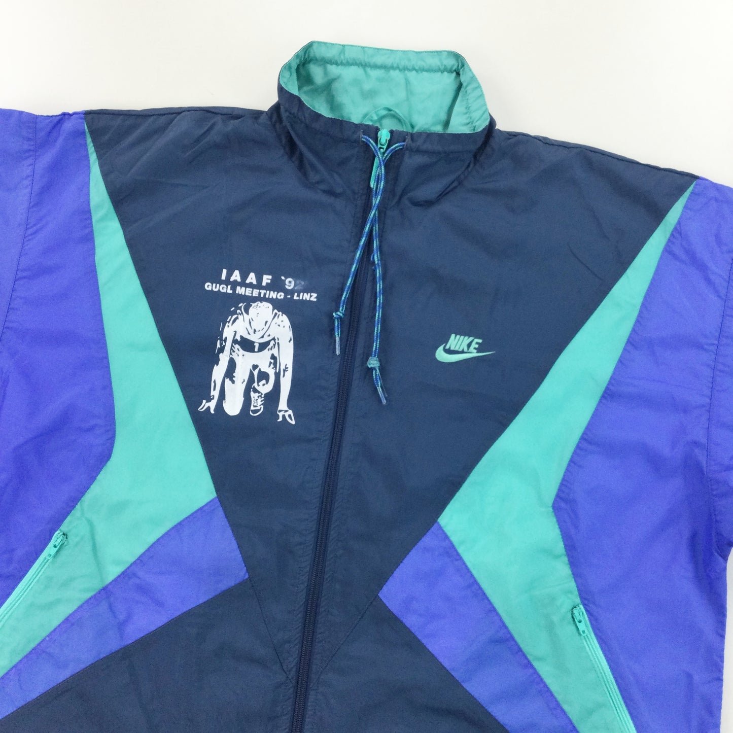 Nike 80s Track Jacket - Medium-NIKE-olesstore-vintage-secondhand-shop-austria-österreich