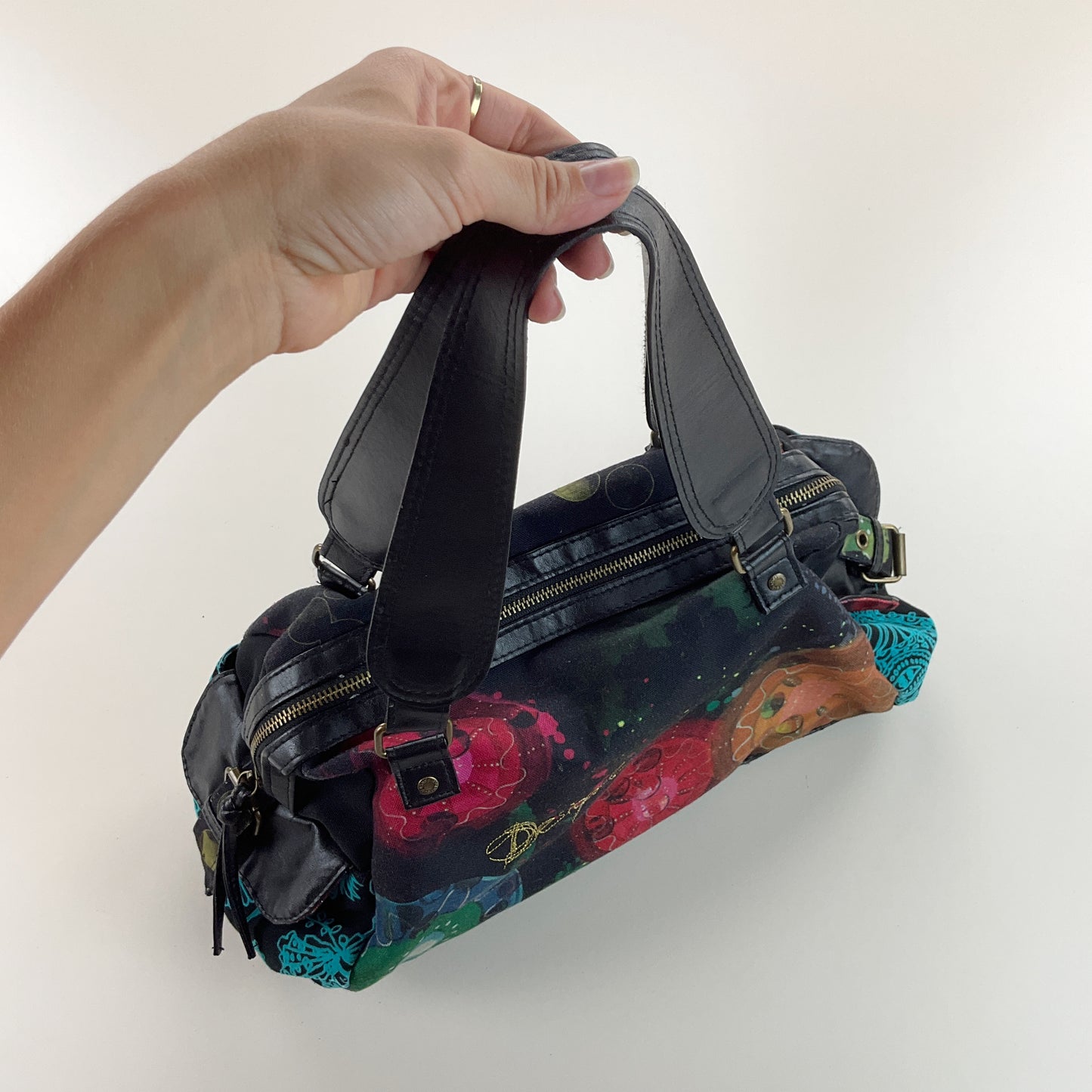 Desigual Handle Bag-DESIGUAL-olesstore-vintage-secondhand-shop-austria-österreich