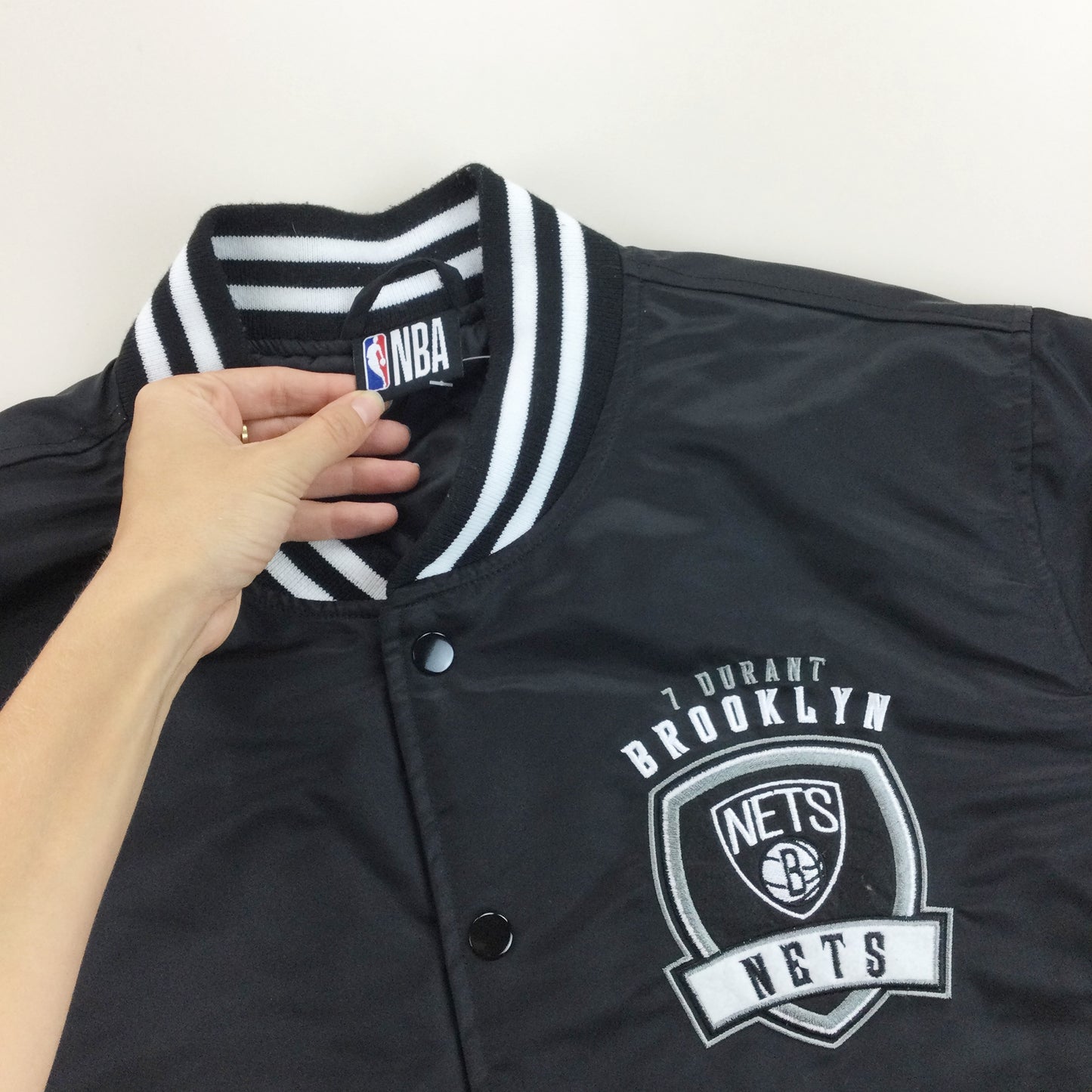 NBA x Brooklyn Nets Jacket - Small-NBA-olesstore-vintage-secondhand-shop-austria-österreich