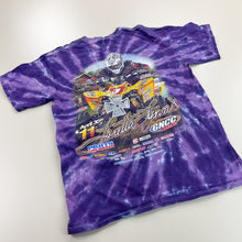 Load image into Gallery viewer, Tie Dye Racing T-Shirt - Medium-GILDAN-olesstore-vintage-secondhand-shop-austria-österreich