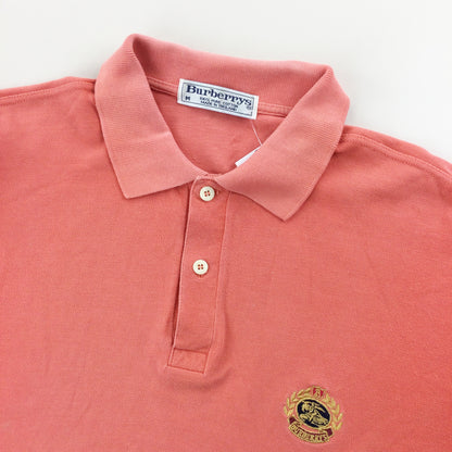 Burberry 90s Long Polo Shirt - Medium-Burberry-olesstore-vintage-secondhand-shop-austria-österreich