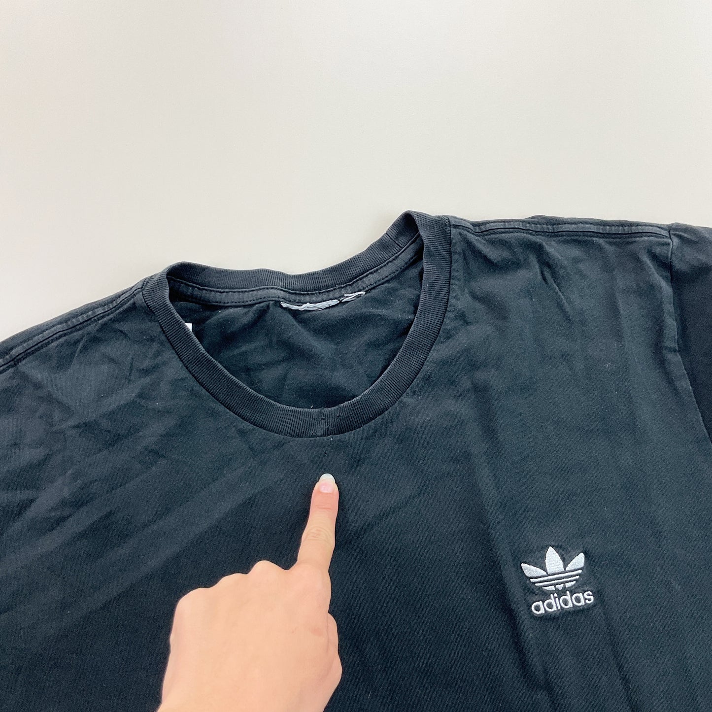 Adidas Basic T-Shirt - XL-ADIDAS-olesstore-vintage-secondhand-shop-austria-österreich