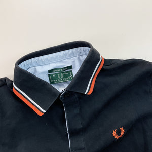 Fred Perry Longsleeve Polo Shirt - Medium-FRED PERRY-olesstore-vintage-secondhand-shop-austria-österreich