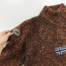 Load image into Gallery viewer, Napapijri 1/4 Zip Sweatshirt - XL-NAPAPIJRI-olesstore-vintage-secondhand-shop-austria-österreich