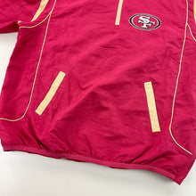 Load image into Gallery viewer, NFL x SSF 49ers 1/4 Zip Windbreaker Jacket - XL-NFL-olesstore-vintage-secondhand-shop-austria-österreich