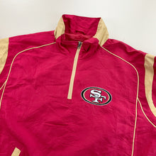 Load image into Gallery viewer, NFL x SSF 49ers 1/4 Zip Windbreaker Jacket - XL-NFL-olesstore-vintage-secondhand-shop-austria-österreich