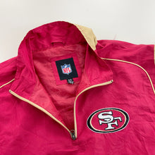 Load image into Gallery viewer, NFL x SSF 49ers 1/4 Zip Windbreaker Jacket - XL-NFL-olesstore-vintage-secondhand-shop-austria-österreich