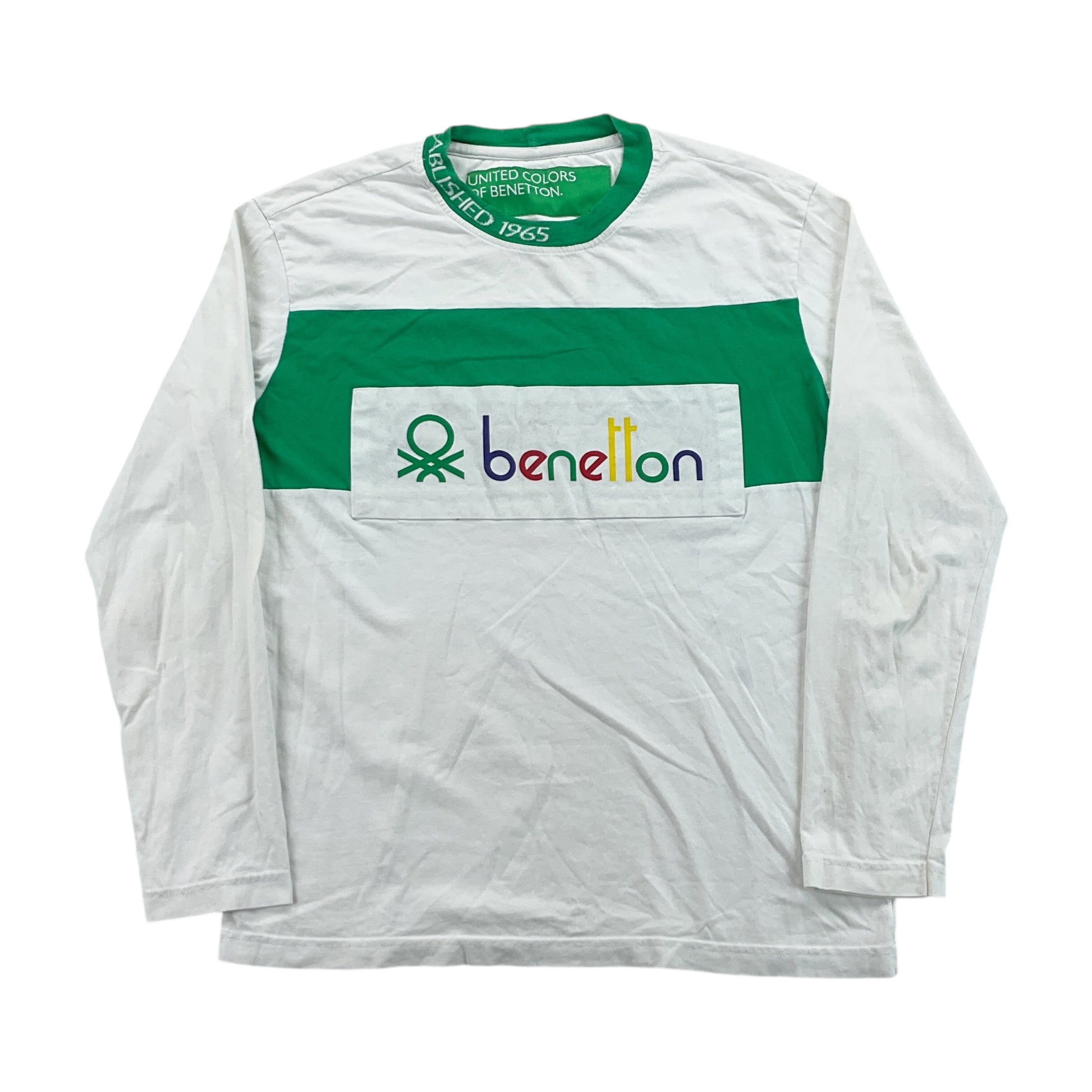 Benetton Longsleeve T-Shirt - Medium-BENETTON-olesstore-vintage-secondhand-shop-austria-österreich