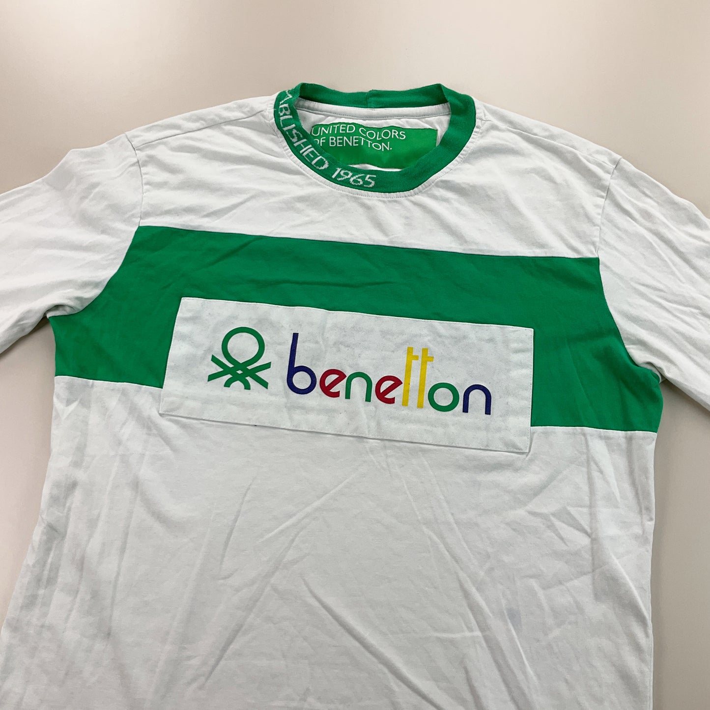 Benetton Longsleeve T-Shirt - Medium-BENETTON-olesstore-vintage-secondhand-shop-austria-österreich