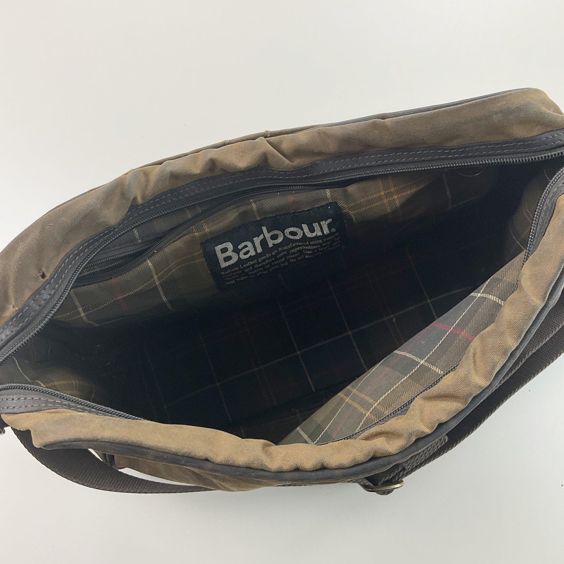 Barbour 90s Wax Bag-BARBOUR-olesstore-vintage-secondhand-shop-austria-österreich