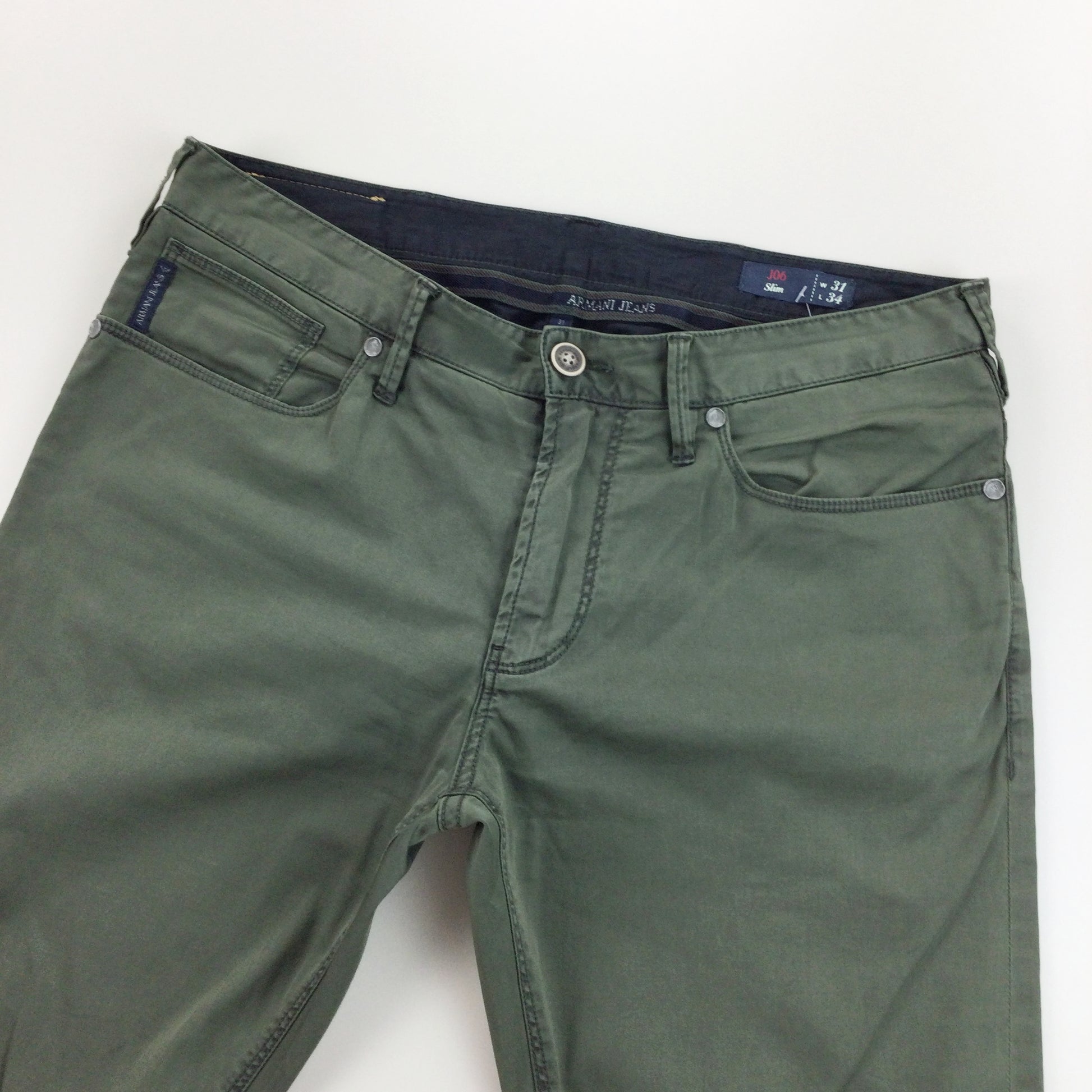 Armani 106 Slim Fit Pant - W31 L34-ARMANI-olesstore-vintage-secondhand-shop-austria-österreich