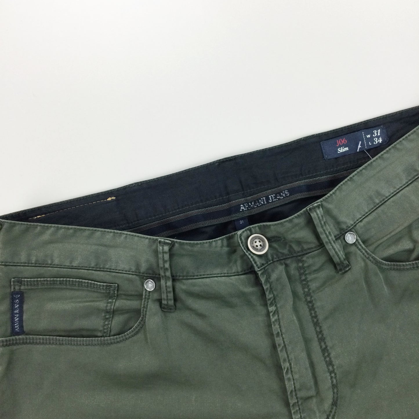 Armani 106 Slim Fit Pant - W31 L34-ARMANI-olesstore-vintage-secondhand-shop-austria-österreich