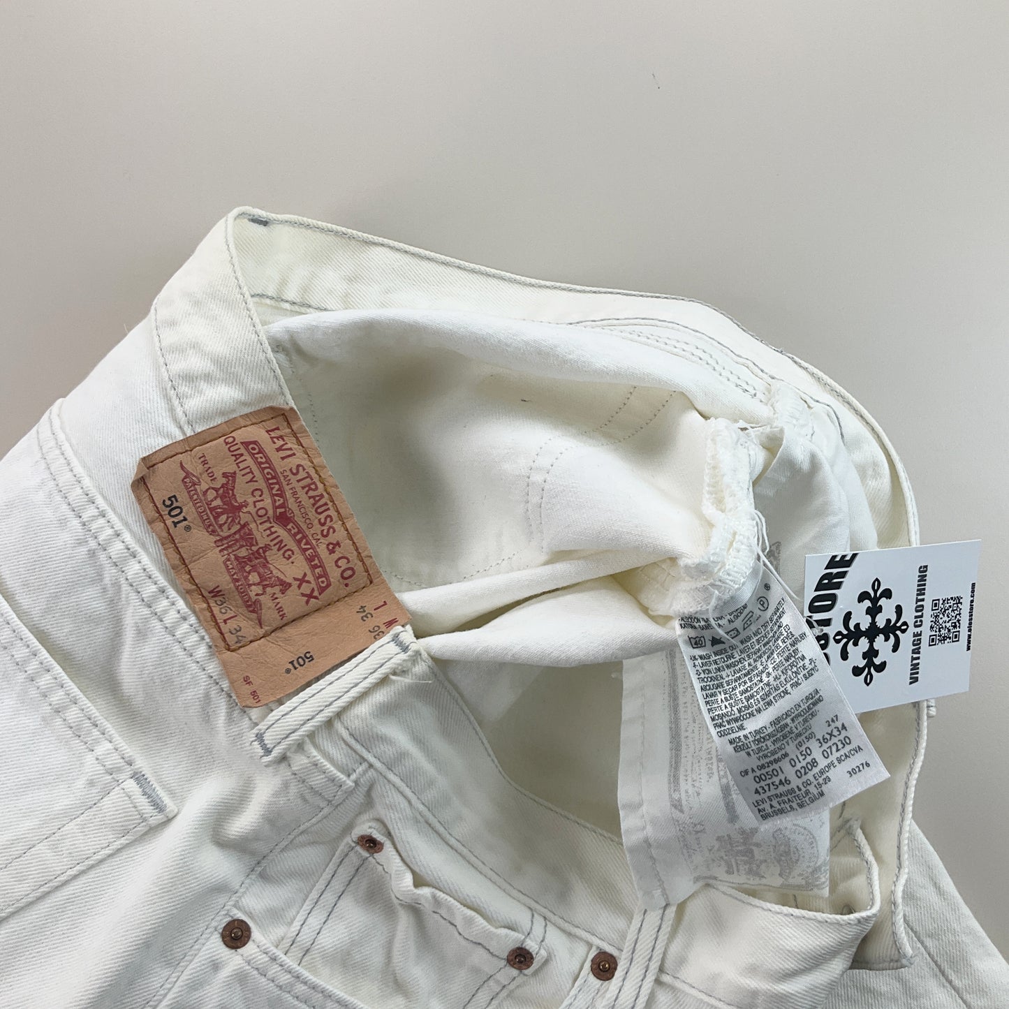 Levi's 501 Denim Jeans - W36 L34-LEVI'S-olesstore-vintage-secondhand-shop-austria-österreich