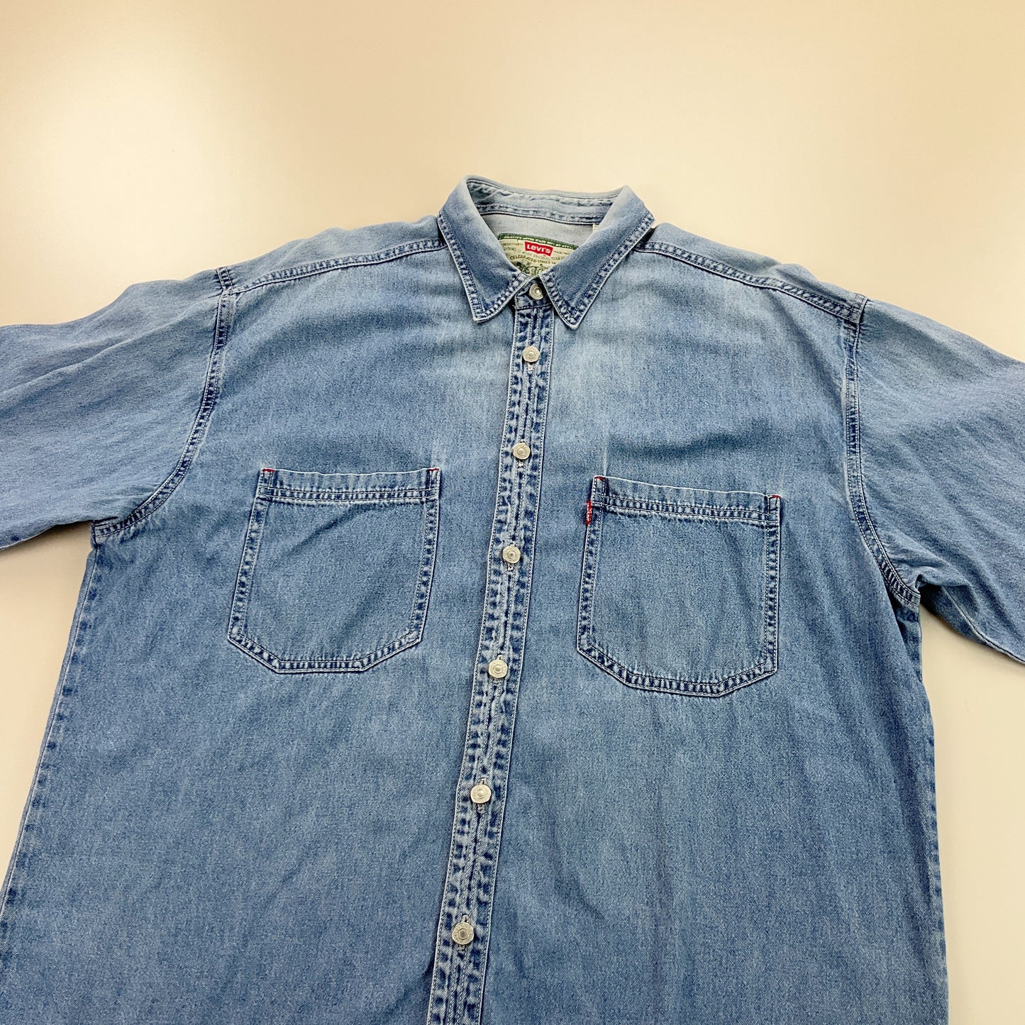 Levi's Denim Shirt - Large-LEVI'S-olesstore-vintage-secondhand-shop-austria-österreich