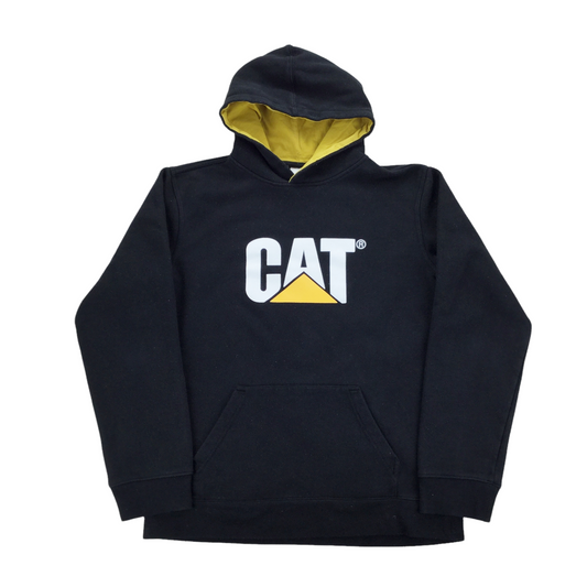 CAT Hoodie - Medium-olesstore-vintage-secondhand-shop-austria-österreich