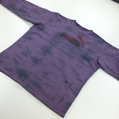 Puma Tie Dye 90s Sweatshirt - Medium-olesstore-vintage-secondhand-shop-austria-österreich