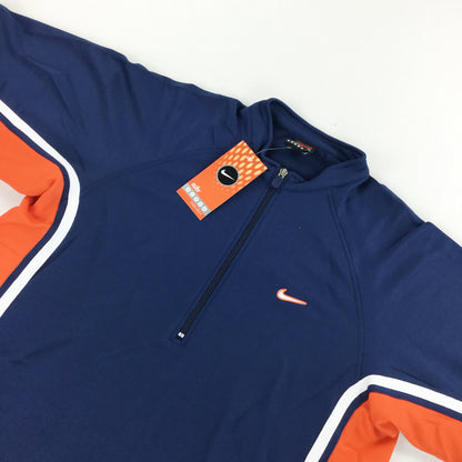 Nike Deadstock 1/4 Zip Jersey - S/M-olesstore-vintage-secondhand-shop-austria-österreich